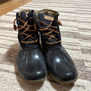 Sperry Black and Brown Boots